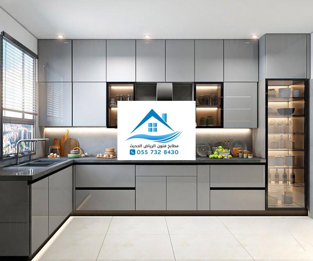 تصميم مطبخ حديث في حي السليمانية
