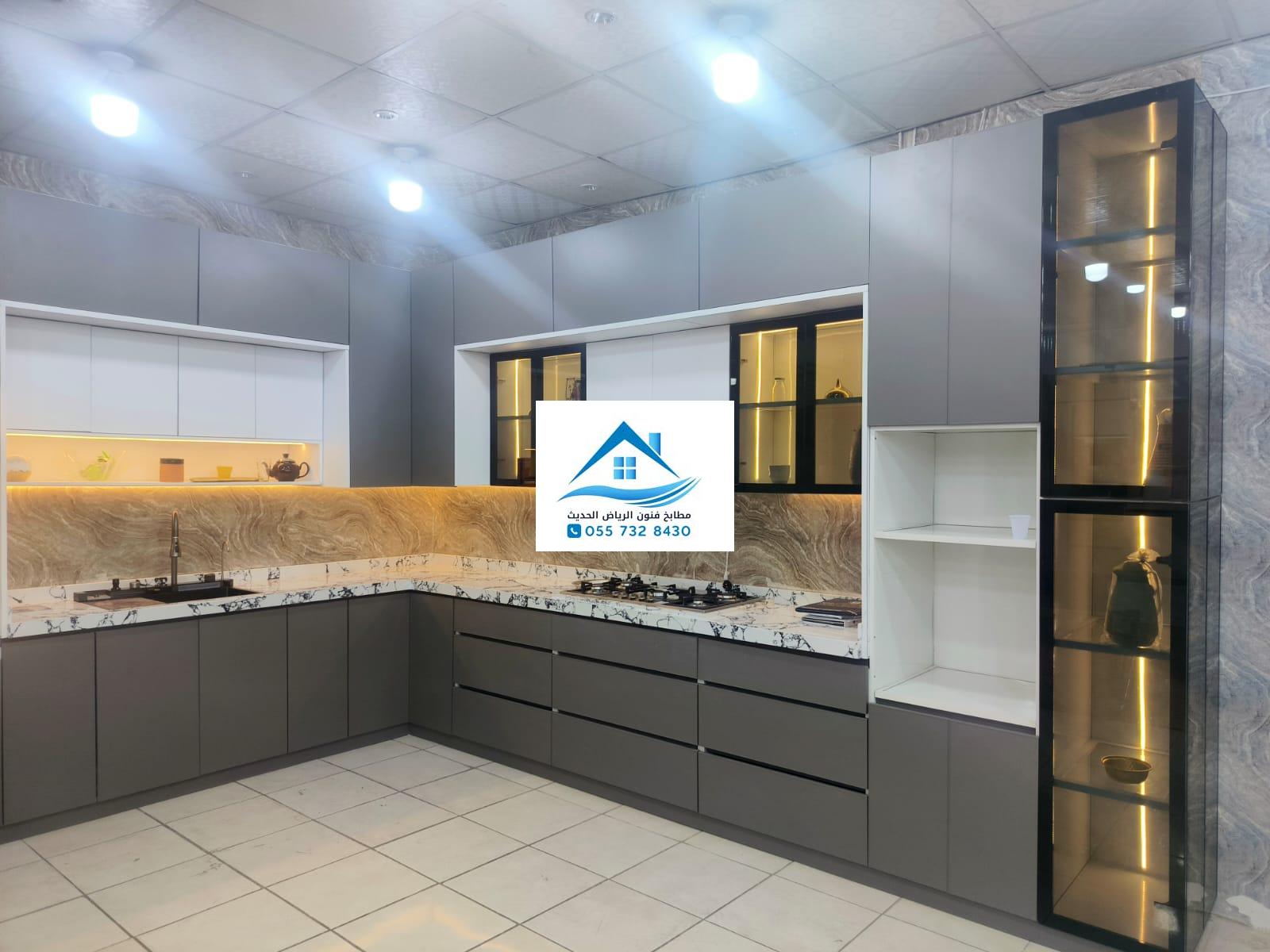 مطابخ كبيرة بتصميم أنيق في حي شبرا